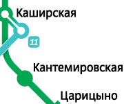 Кантемировская 3-комнатная квартира от  метро  5  минут за 49,000 ₽ хозяин нормальный
