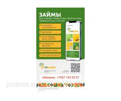 Мбулак, Молбулак. Эн арзан процент менен, страховка, комиссиясы жок.