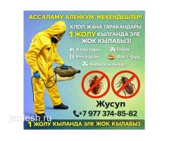 ДЕЗИНФЕКЦИЯ БЕЗ ЗАПАХА МЕНЕН ИШТЕЙБИЗ ВАТСАПТАН ЖАЗЫНЫЗ.